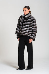 Chinchilla Diagonal Jacket