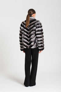 Chinchilla Diagonal Jacket